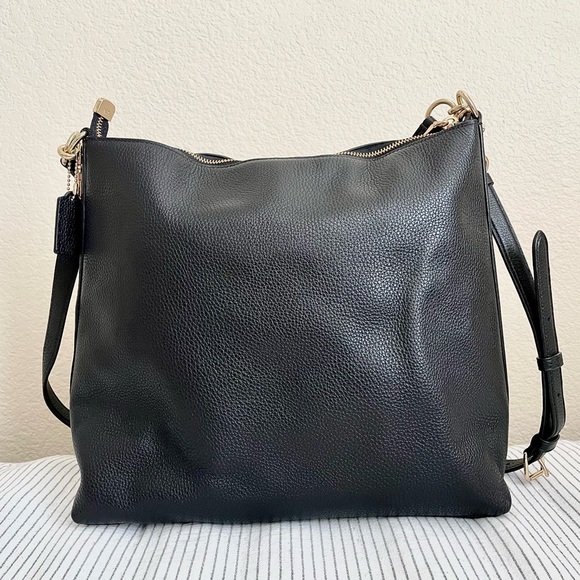 Coach Marlon Hobo Leather Tote Bag - Picture 8 of 15